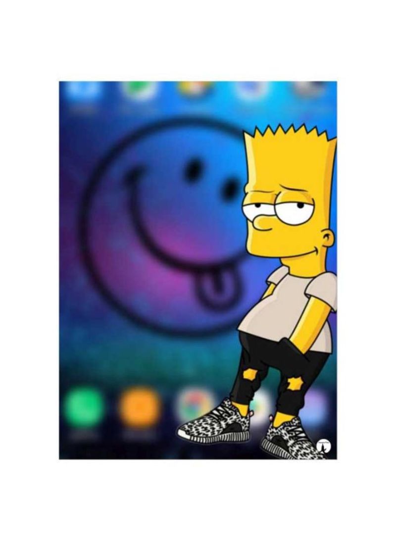 Simpsons Printed Mouse Pad Yellow/Black/Blue