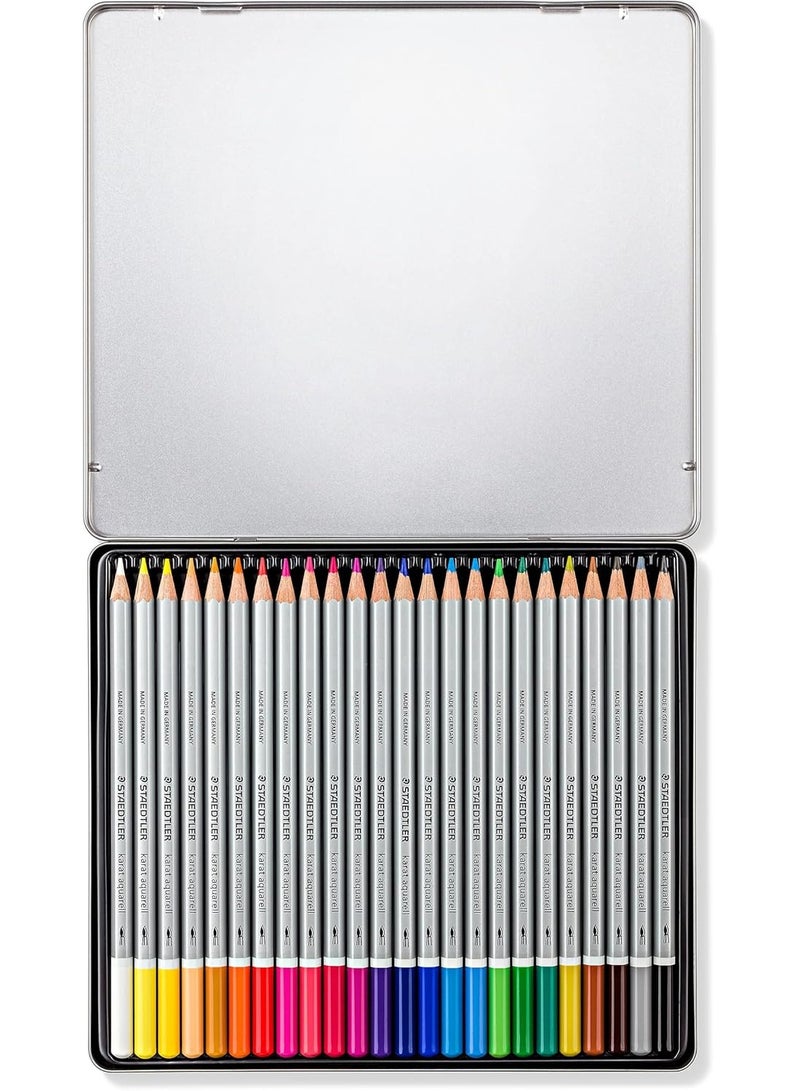 STAEDTLER STAEDTLER-Karat Aquarell Colored Pencils In Metal Box Set Of 24  - Image 2