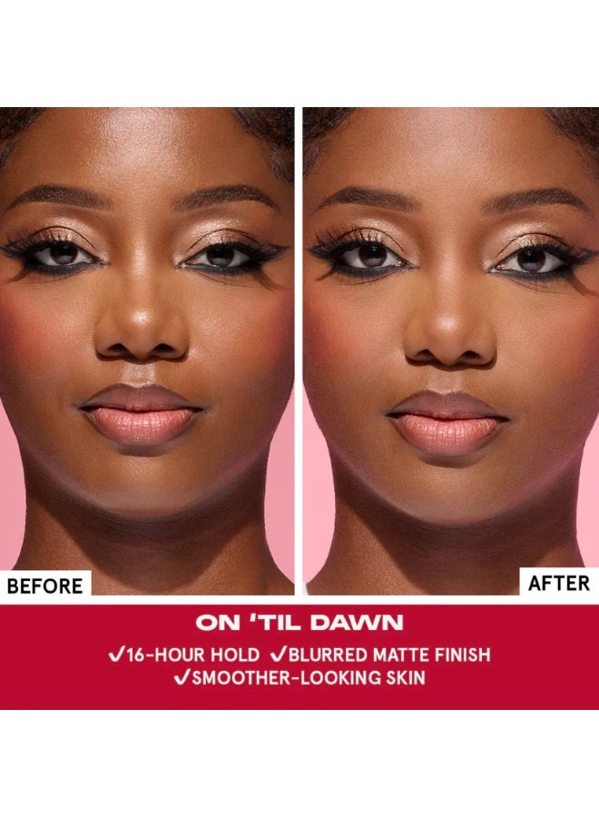 وان سايز ون سايز باي باتريك ستار بخاخ تثبيت المكياج أون تيل دون | بخاخ تثبيت مطفي مقاوم للماء يدوم طوال اليوم | خفيف للتحكم باللمعان وتثبيت المكياج | 3.4 أونصة (عبوة واحدة) - Image 4