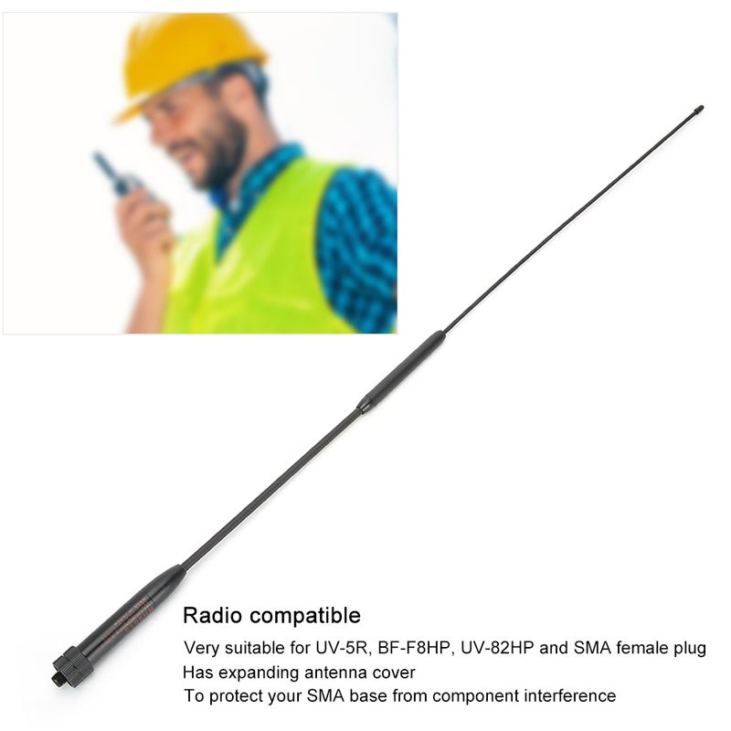 RH901S SMA F Female Plug 144/430MHz Professional Soft Aluminium Alloy Flexible Double Frequency Antenna - Image 1