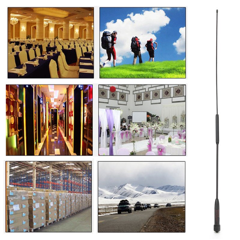 RH901S SMA F Female Plug 144/430MHz Professional Soft Aluminium Alloy Flexible Double Frequency Antenna - Image 3