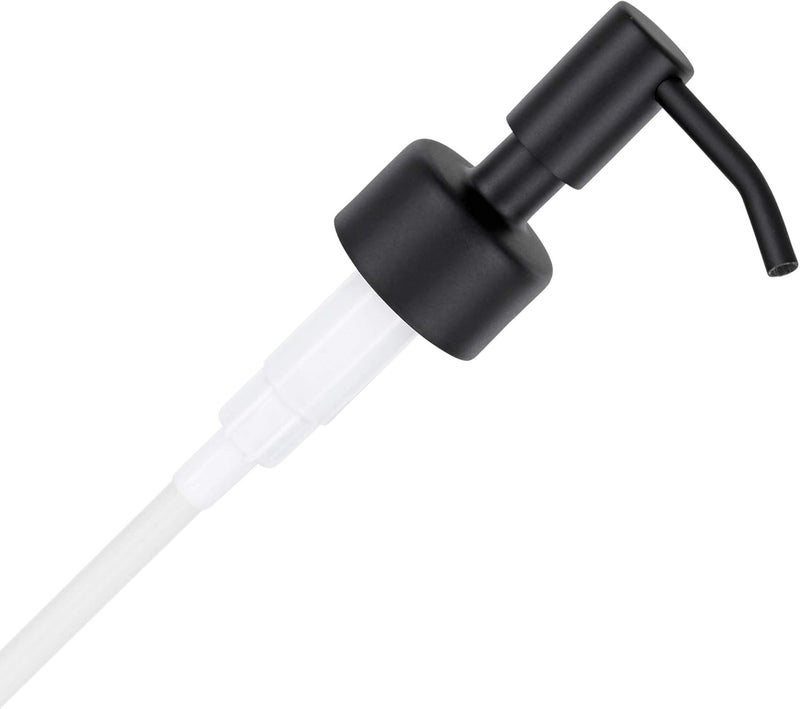 Altglas Stainless Steel Soap Dispenser Pump 'Budapest' for Upcycling Bottles, e.g. Hendrick's, Tarquin's, Gin etc. (Matte black) - Image 1