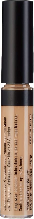 Manhattan Powder Mat Camouflage Concealer 300 Medium Matte Cream Concealer with Applicator Against Dark Circles and Blemishes 1 x 7 ml - Image 2
