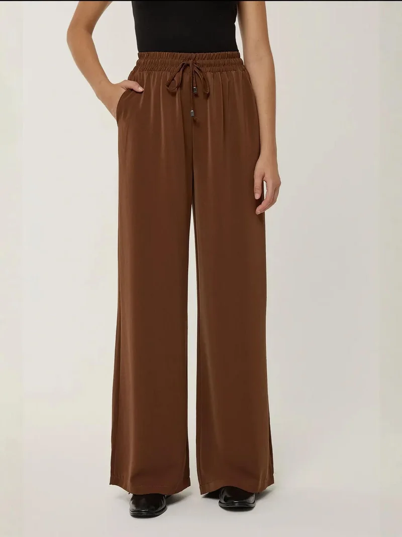 زوبعة بنطلون واسع بخصر مطاطي