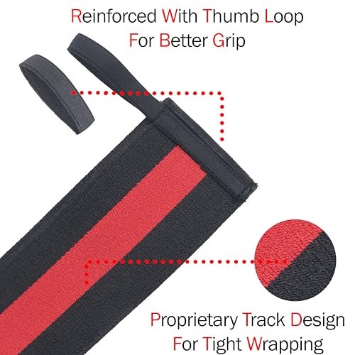 Kobo Competetion Power Weight Lifting Wrist Wraps 1 Meter Long (Pair) - Image 4