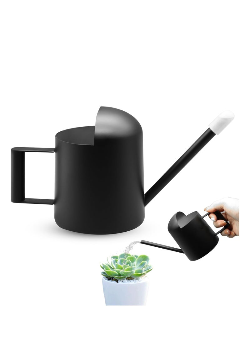 SYOSI Stainless Steel Mini Watering Can - 11oz 300ml Small Watering Can for Indoor Plants - Image 1