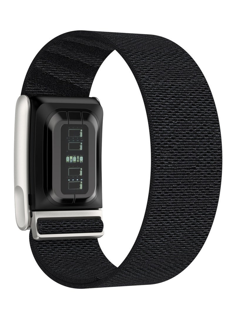 Bukela Whoop MG Breathable Elastic Wristbands - Adjustable woven wristband made from a moisture-wicking nylon blend, designed for everyday wear during sleep monitoring, gym workouts, and activity tracking. It combines breathable comfort with adjustability for easy wristband replacement. No tools are required for installation. - Image 2