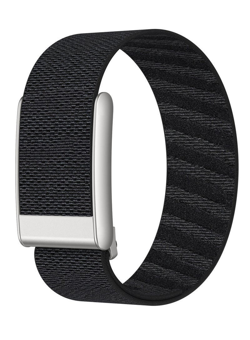 Bukela Whoop MG Breathable Elastic Wristbands - Adjustable woven wristband made from a moisture-wicking nylon blend, designed for everyday wear during sleep monitoring, gym workouts, and activity tracking. It combines breathable comfort with adjustability for easy wristband replacement. No tools are required for installation. - Image 3