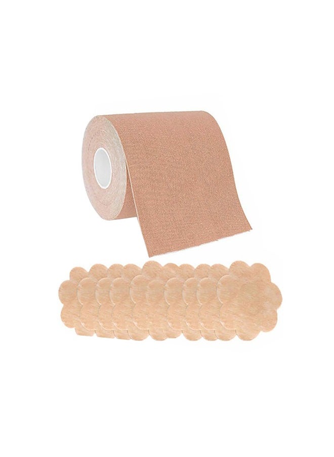 Generic Reusable Breathable Sweatproof Cover Pasties Anti Sagging Lift Tape Suitable For Any Type of Clothing And A-D Cups  - Image 1