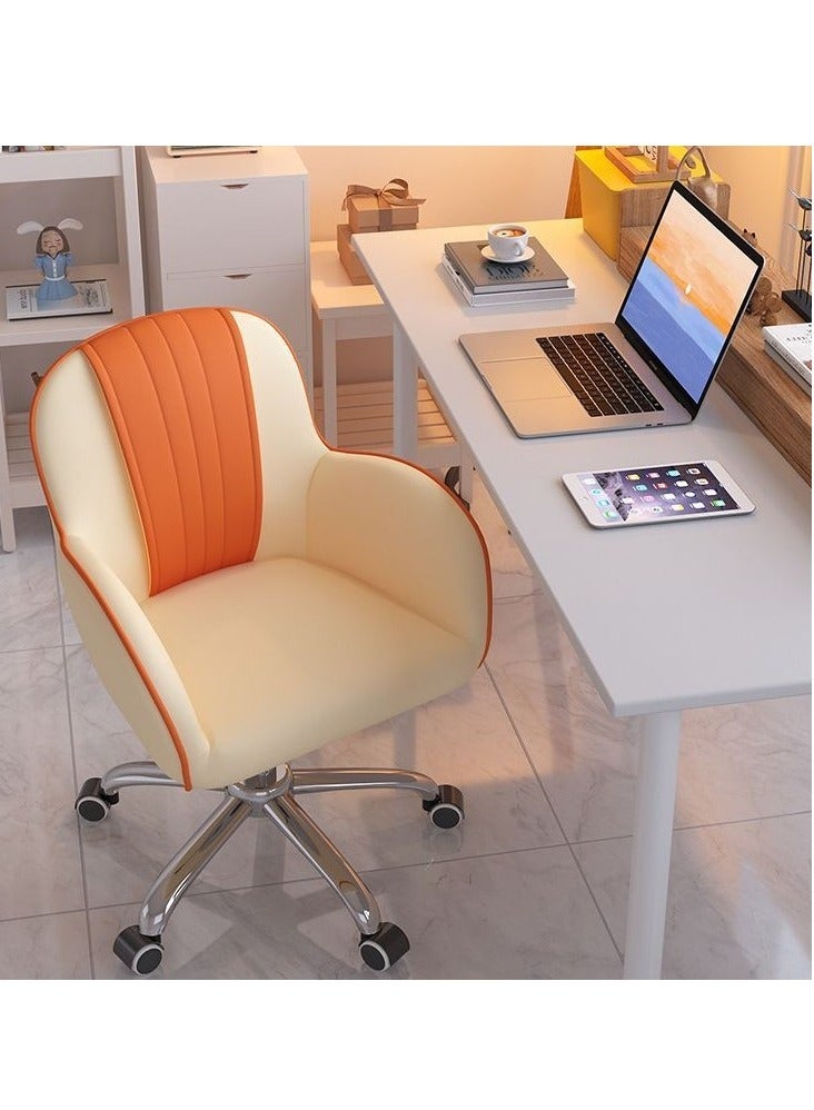 Tanwer U-shaped chair, women's bedroom makeup chair, home study desk, study and writing office chair - Image 5