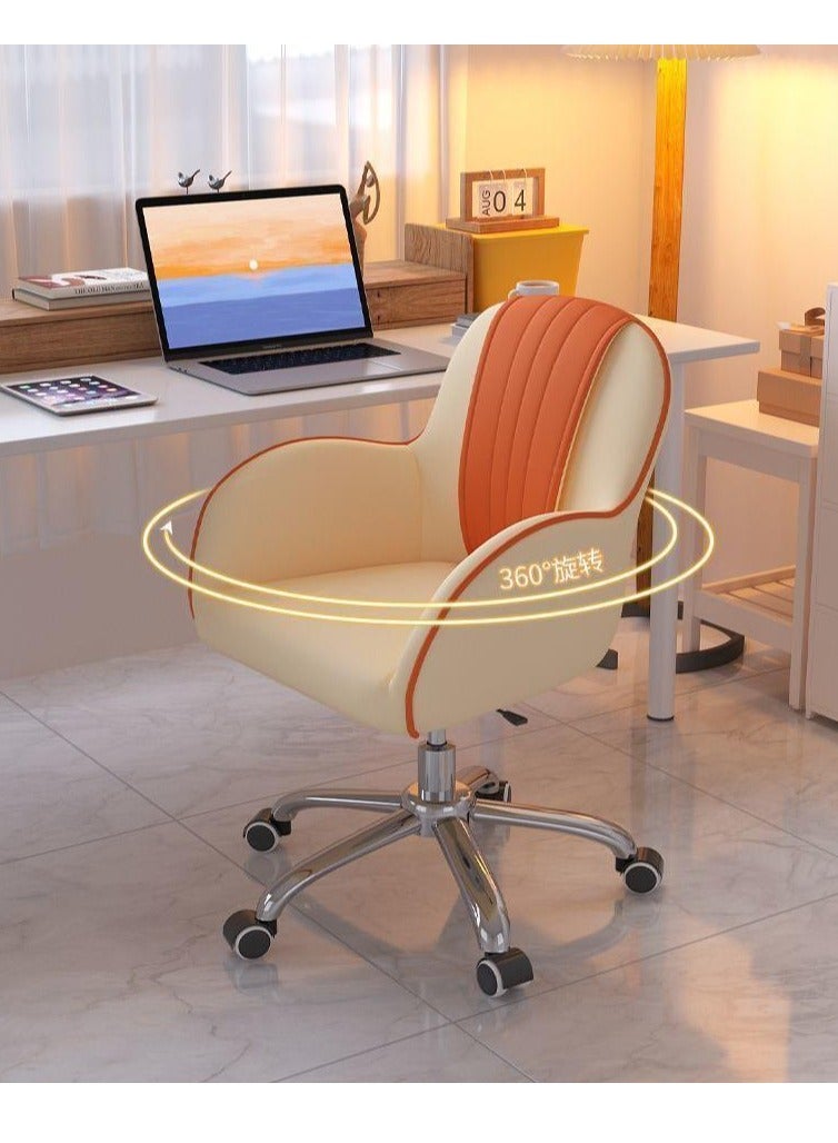 Tanwer U-shaped chair, women's bedroom makeup chair, home study desk, study and writing office chair - Image 2