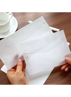 Oasisgalore 30 Pcs 4.9x7 in Semi-Transparent Envelopes for Money, Gifts, Wedding Invitations, and Cards  - Image 4