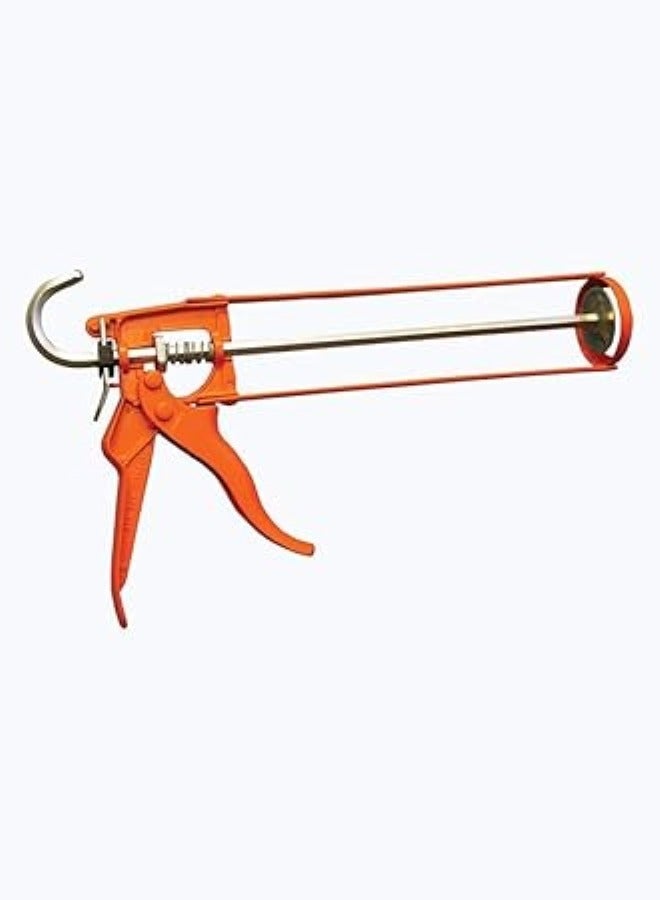 Strong silicone gun for crafts and repairs, orange