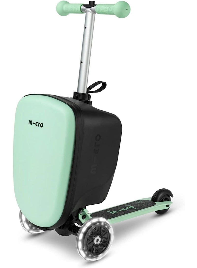 Micro | Suitcase Scooter | Ride on Suitcase for Kids | Toddler Flight Essential | Foldable & Lightweight | 2-6yrs | Mint - Image 1