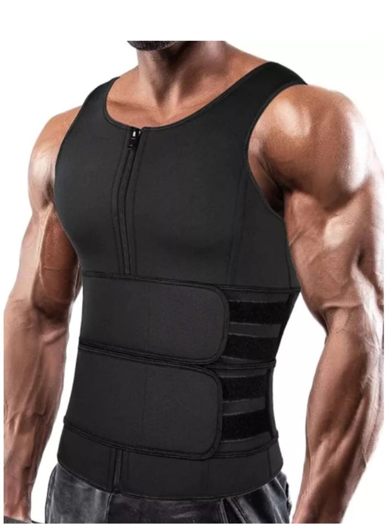 Generic Neoprene Sauna Heat Vest for Men and Women Burn Belly Fat - Image 1