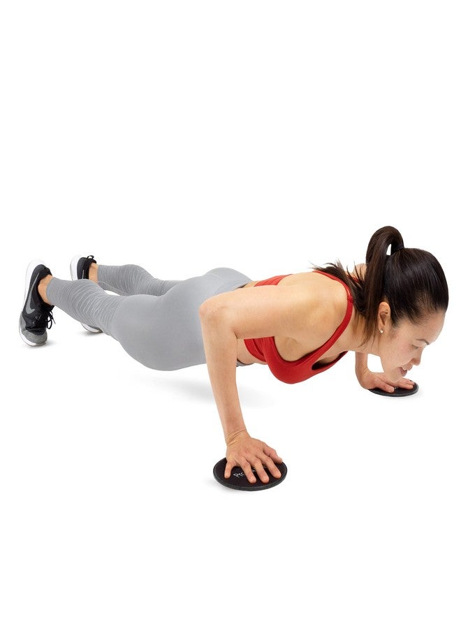 ProSourceFit Prosource Fit Core Sliding Exercise Discs, Dual-Sided Sliders For Use On Any Surface At Home Or Gym For Full-Body Workouts, Set Of 2 - Image 4