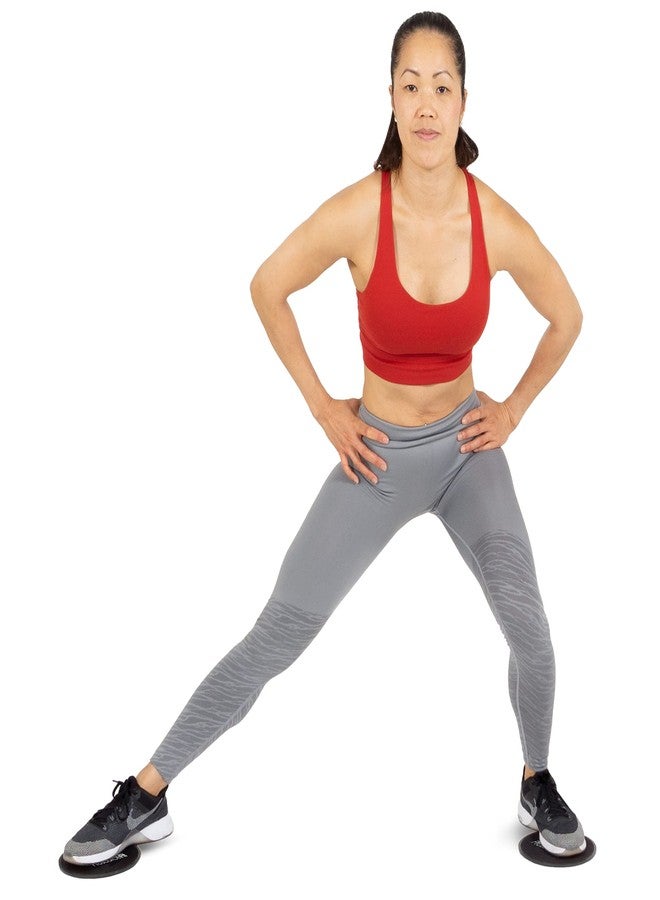 ProSourceFit Prosource Fit Core Sliding Exercise Discs, Dual-Sided Sliders For Use On Any Surface At Home Or Gym For Full-Body Workouts, Set Of 2 - Image 5