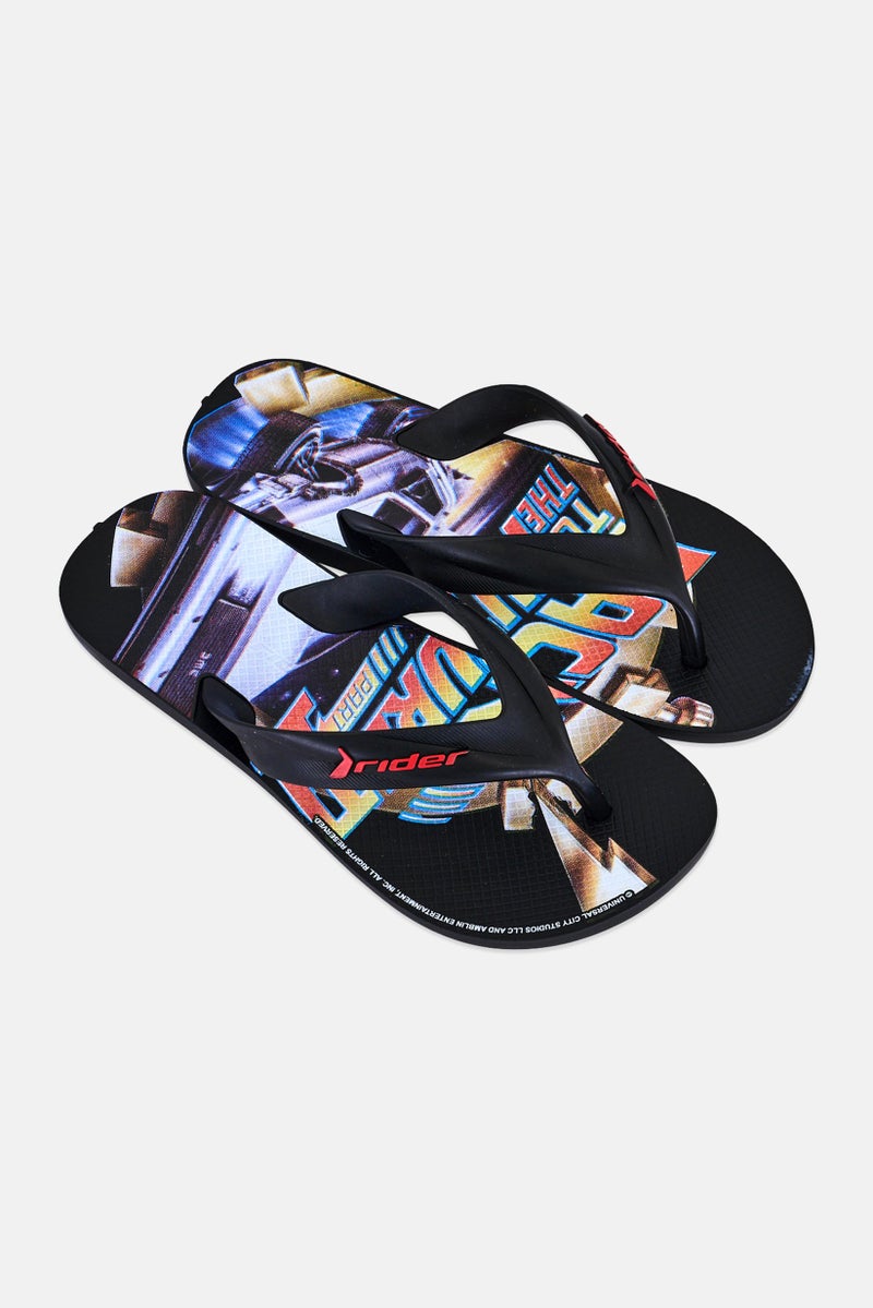 Rider X Universal Men Graphic Blockbuster Slip On Slippers, Multicolor - Image 2