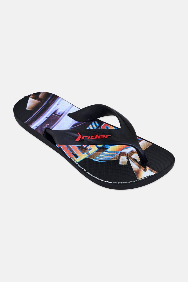 Rider X Universal Men Graphic Blockbuster Slip On Slippers, Multicolor - Image 1