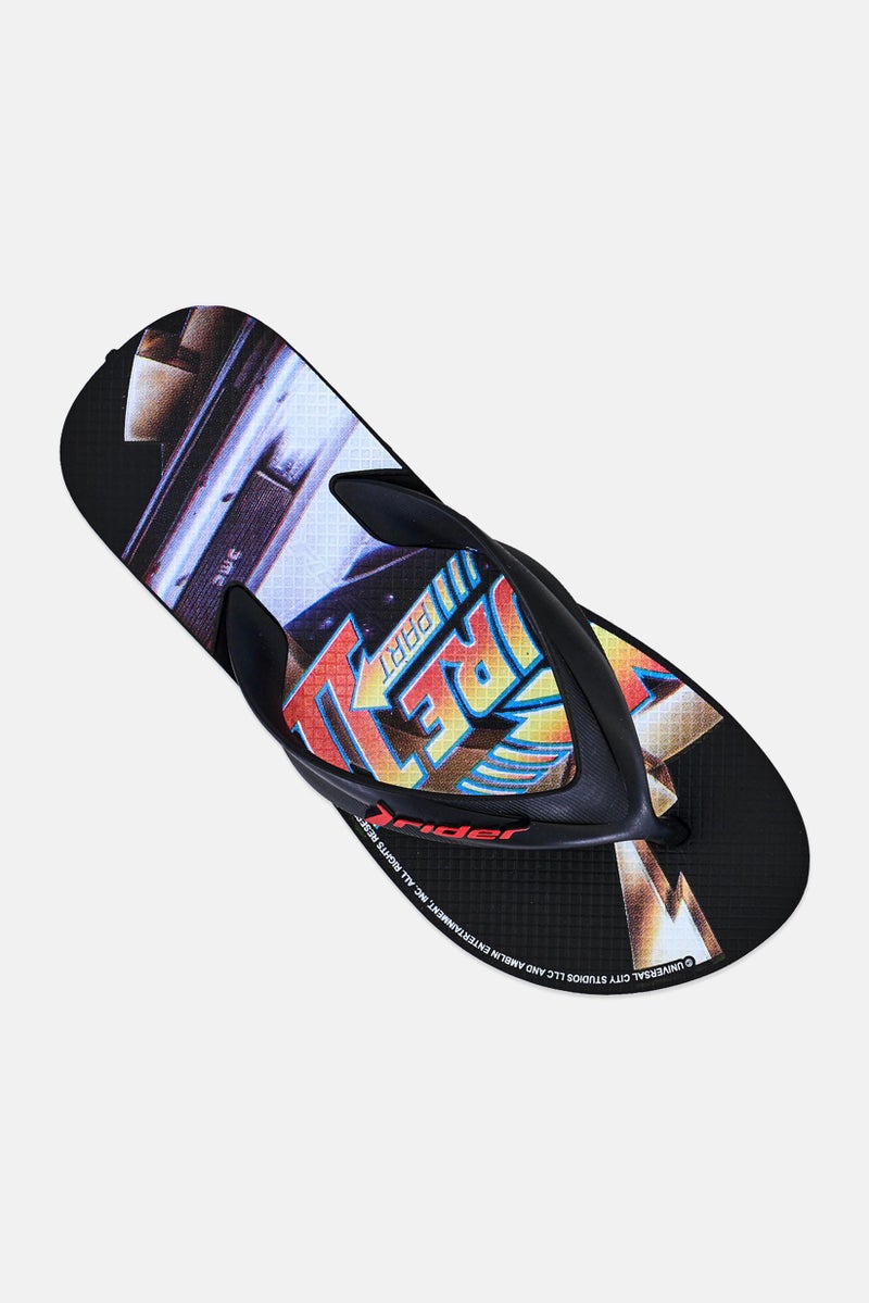 Rider X Universal Men Graphic Blockbuster Slip On Slippers, Multicolor - Image 4