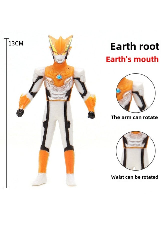 13CM Ultraman Soft Plastic Tiga Style Maltos Galaxy Zero Tiga Superman Children's Hot Toys Wholesale-Color:23, Earth Luo - Image 1