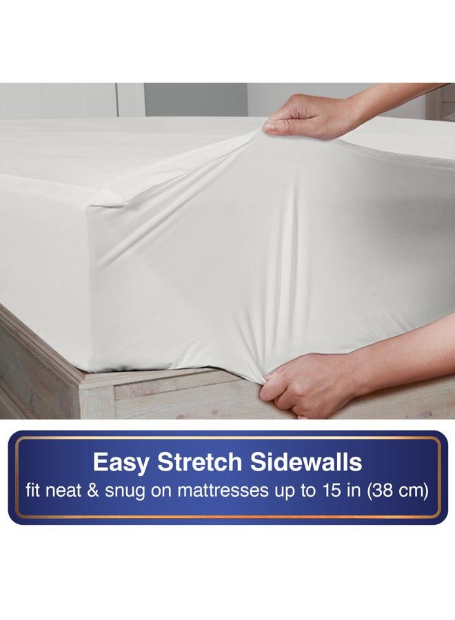 Bed Bug Blocker All-in-One Quiet Water Resistant Zip-Up Mattress Protector to Help Protect Against Irritants, Twin Bunk for RV, White (FRE146XXWHITF9) - Image 3