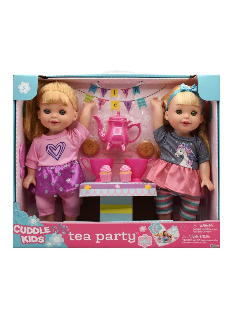 Baby Maziuna Little Darlings Tea Party 14inch BM3738  - Image 1