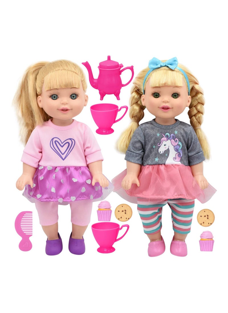 Baby Maziuna Little Darlings Tea Party 14inch BM3738  - Image 2