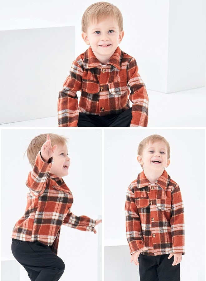 bilison Toddler Baby Boy Outfits Plaid Shirt+T Shirts+Pants Fall Winter 3Pcs Clothing Set 6Months-4T - Image 3