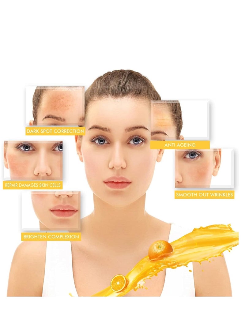 EELHOE Vitamin C Face Serum, Anti-Aging Serum for Men and Women, Face Brightening Dark Spot Remover with Hyaluronic Acid, Professional Grade Face and Eye Treatment, Vitamin C Dark Spot Corrector 30ml - Image 4