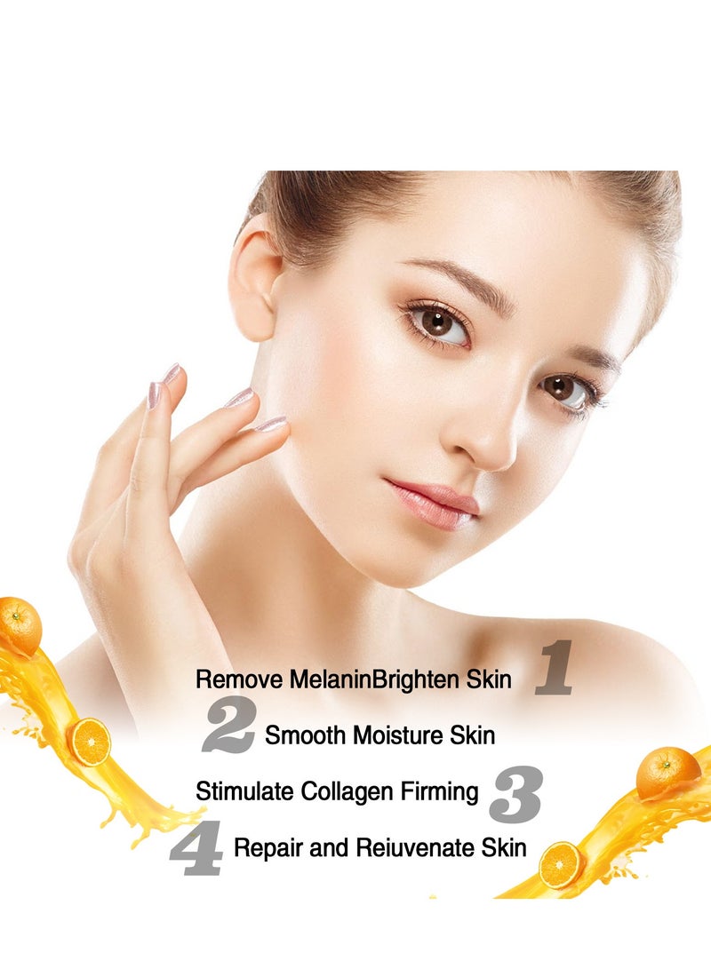 EELHOE Vitamin C Face Serum, Anti-Aging Serum for Men and Women, Face Brightening Dark Spot Remover with Hyaluronic Acid, Professional Grade Face and Eye Treatment, Vitamin C Dark Spot Corrector 30ml - Image 3