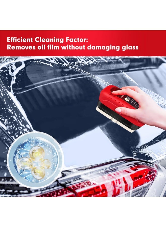 Automotive Oil Film Cleaning Brush, Anti-Rain Fog Car Glass Oil Film Cleaner, Car Windshield Cleaner for Improved Clarity and Visibility (1Pack) - Image 2