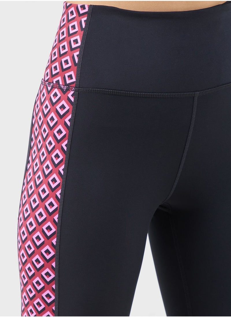 SKECHERS - Dvf Gosculpt Geo Full Length High-Waisted Leggings - Image 1