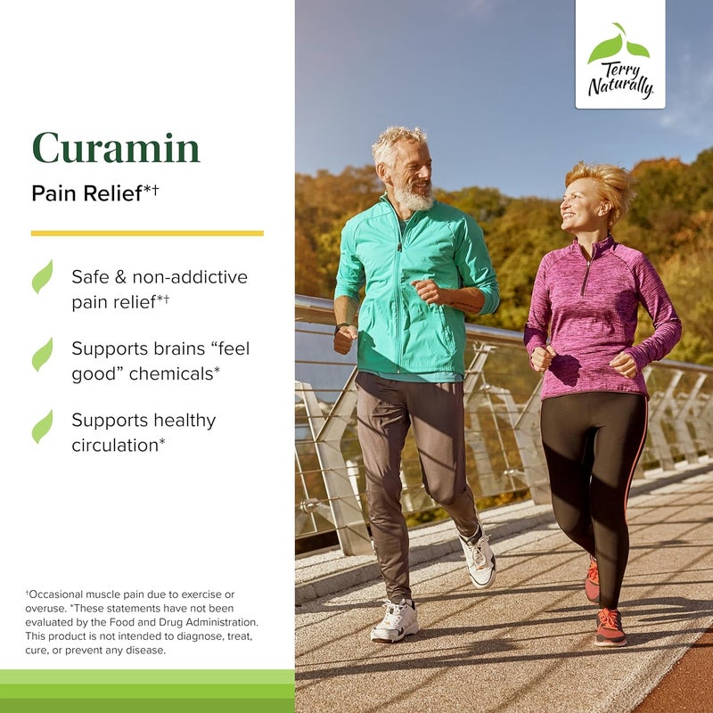 Terry Naturally Curamin Pain Relief Dietary Supplement - 60 Vegan Capsules - Image 3