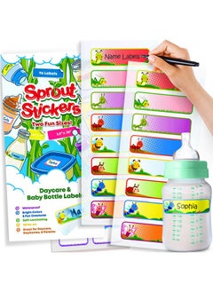 Sprout Stickers Baby Bottle Labels For Kids And Babies 96 Daycare Labels Kids Waterproof Labels Self Laminating Easy To Use Daycare Supplies Name Labels For Kids For School Reusable - pzsku/ZB7B152DB056C57B3D873Z/45/_/1720767327/1fcfc26b-6108-4869-9582-9950d322f30d