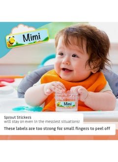 Sprout Stickers Baby Bottle Labels For Kids And Babies 96 Daycare Labels Kids Waterproof Labels Self Laminating Easy To Use Daycare Supplies Name Labels For Kids For School Reusable - pzsku/ZB7B152DB056C57B3D873Z/45/_/1720767331/377e3d7c-de38-4631-9576-3c9b500ab0bd