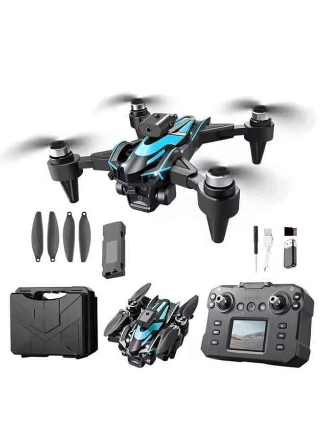 MUNTAQI K12 Max RC Drone with 3 Cameras – Professional Aerial Photography Quadcopter with Obstacle Avoidance, 4K HD Camera Drone for Adults, Foldable GPS Drone with WiFi FPV, Long Flight Time & Stabilized Gimbal - Image 1