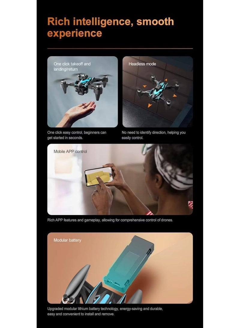 MUNTAQI K12 Max RC Drone with 3 Cameras – Professional Aerial Photography Quadcopter with Obstacle Avoidance, 4K HD Camera Drone for Adults, Foldable GPS Drone with WiFi FPV, Long Flight Time & Stabilized Gimbal - Image 2