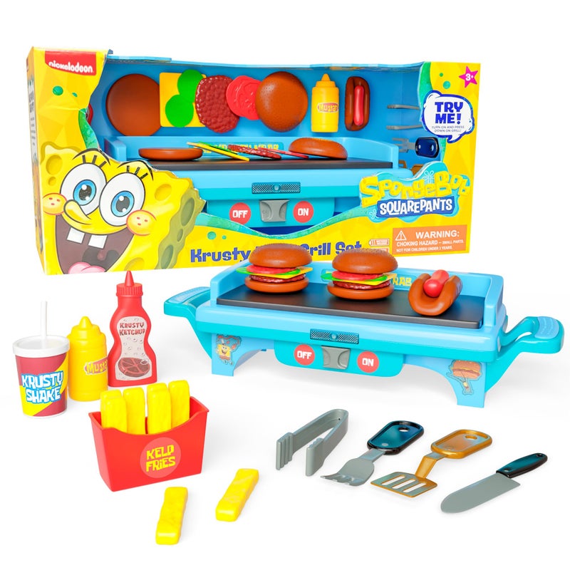 Lollipop Spongebob Squarepants Kids Grill Playset Toy Kitchen Sets with Cooking Toys Kitchen Playset for Kids Ages 610 and Pretend Play Kitchen - Image 2