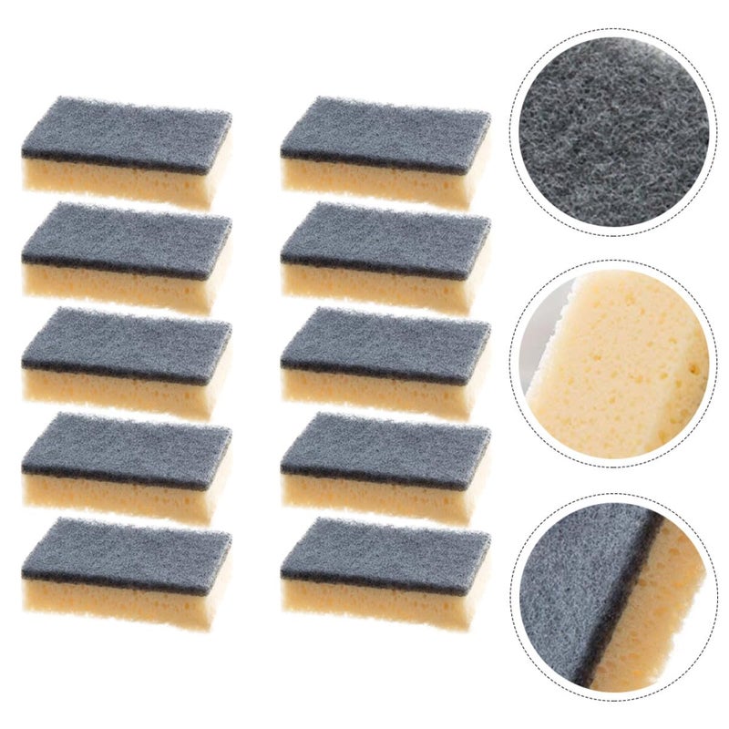 Dual Sided Kitchen Scrub Sponges High Density Dish Washing Sponges Sturdy Cleaning Tool - Image 5