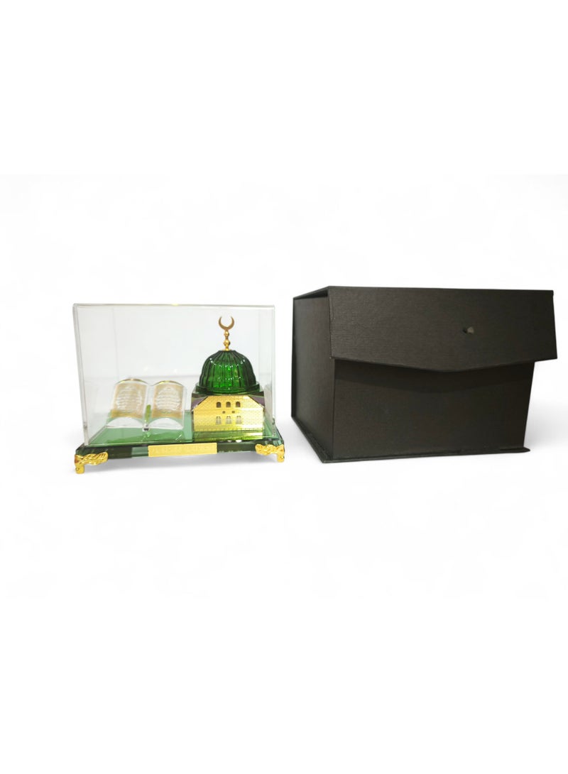 Muslim Radwda Madinah Glass Model for Car Ornament Home or Office Table Decoration - Image 2