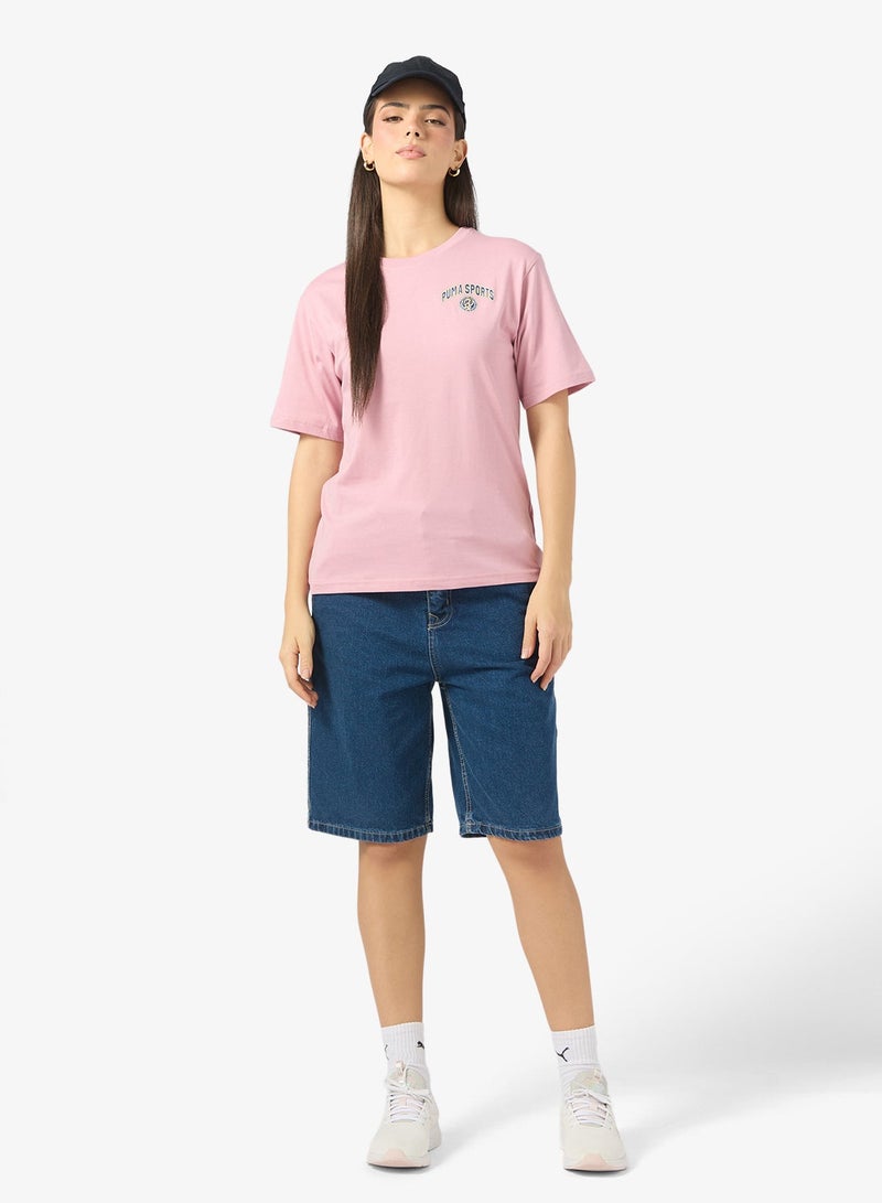 PUMA Wardrobe Essential Legacy Ii Graphic Relaxed T-Shirt - Image 4