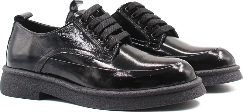 Fast Step Leather Women's Casual Shoes 408Za29-02