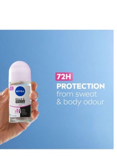 Nivea Black & White Invisible Original Roll-On Deodorant for Women  - Image 2