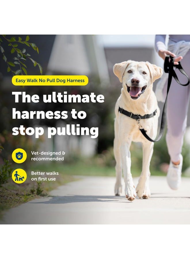 PetSafe Easy Walk Dog Harness, No Pull Dog Harness, Black/Silver, Large (EWH-HC-L-BLK) - Image 3