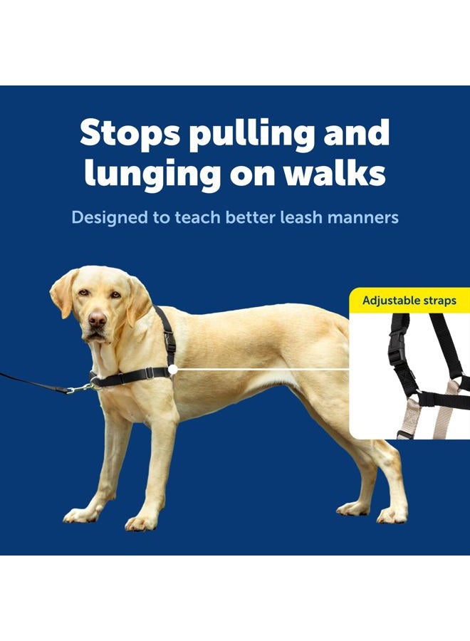 PetSafe Easy Walk Dog Harness, No Pull Dog Harness, Black/Silver, Large (EWH-HC-L-BLK) - Image 4