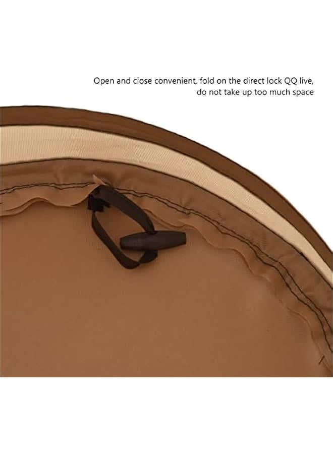 Collapsible Trash Can, Portable 10 Gallons Pop up Garden Bag Oxford Cloth Reusable Leaf Bag with 2 Handles Easy to Carry and Dump, Lawn and Leaf Waste Bag Recycling Bin for Home Gardening Camping  - Image 5