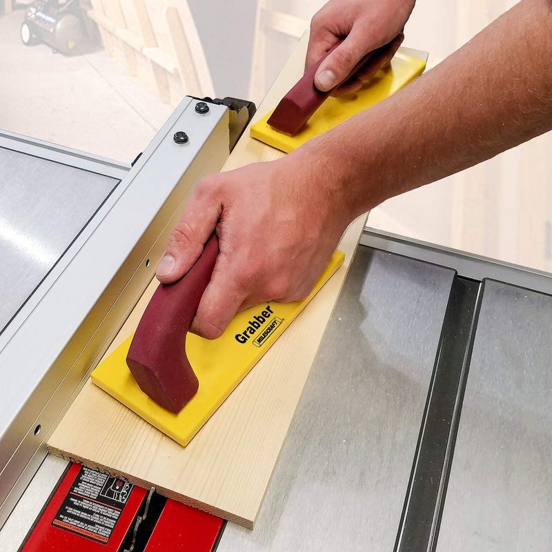 Milescraft 3403 GRABBER - Pushblock for Table Saws, Router Tables, Band Saws & Jointers, Yellow/Red - Image 5
