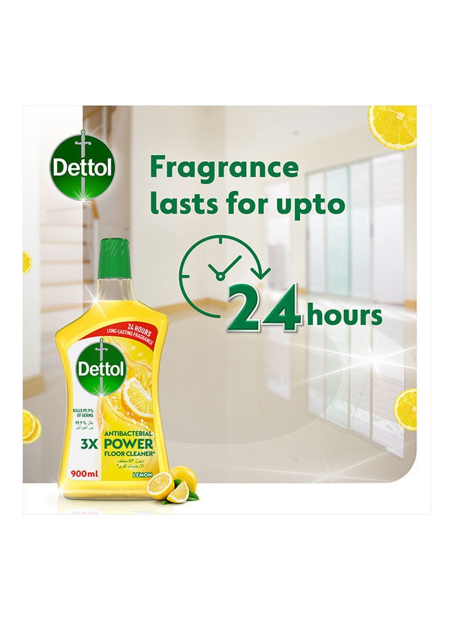 Dettol Lemon Healthy Floor Cleaner Pack of 2 900ml - Image 5