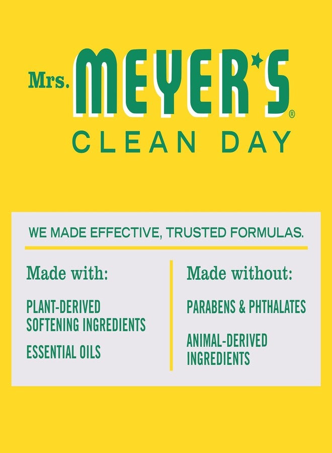 MRS. MEYER'S CLEAN DAY Liquid Fabric Softener, Infused with Essential Oils, Paraben Free, Honeysuckle, 32 oz (32 Loads) - Image 3